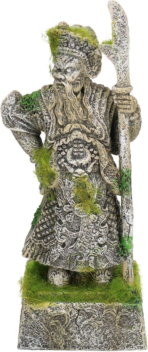 BLUE RIBBON PET PRODUCTS Exotic Environments Thai Warrior Statue with Moss, EE-695