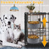 Dog Crate Bowls, 2 Pack Stainless Steel Hanging Water Food Bowls with Clamp, Anti-Spill for Small Medium Large Dogs