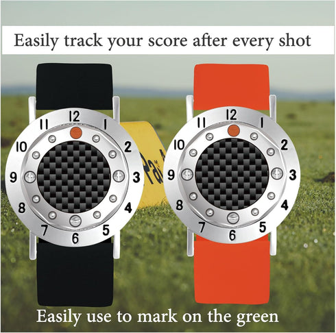 Golf Ball Marker with Carbon Fiber Bracelet, Golf Accessories, Gifts for Men Women