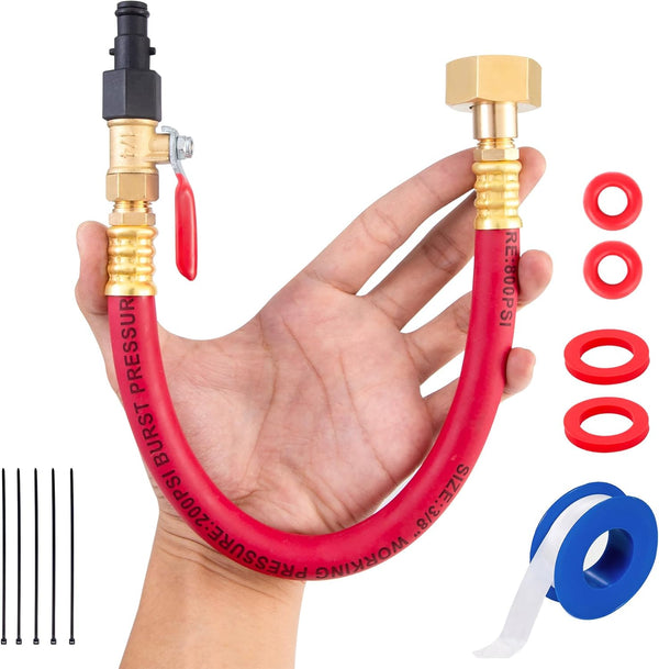 Flush Hose Fitting Kit for Yamaha, PWC WaveRunner/Sport Jet Boat Flush Fitting Kit Compatible for Yamaha