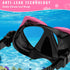 ForShine Set Swimming Packages Snorkeling Gear for Adults, Snorkel Scuba Diving mask Dry-Top, Adult Goggles w/Nose