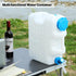 REDCAMP 4.9 Gallon Water Container with Spigot, BPA Free Portable Emergency Water Jug for Camping & Hiking (18.5L,
