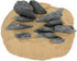Natural Slate Stone Rocks 2 to 4 inch for Aquariums, Aquascaping, Terrariums, Reptile Enclosures, Paludariums, and