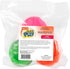 Hartz DuraPlay Ball Squeaky Latex Dog Toy, Large 3 Count Pack in Neon Green, Neon Pink & Neon Orange