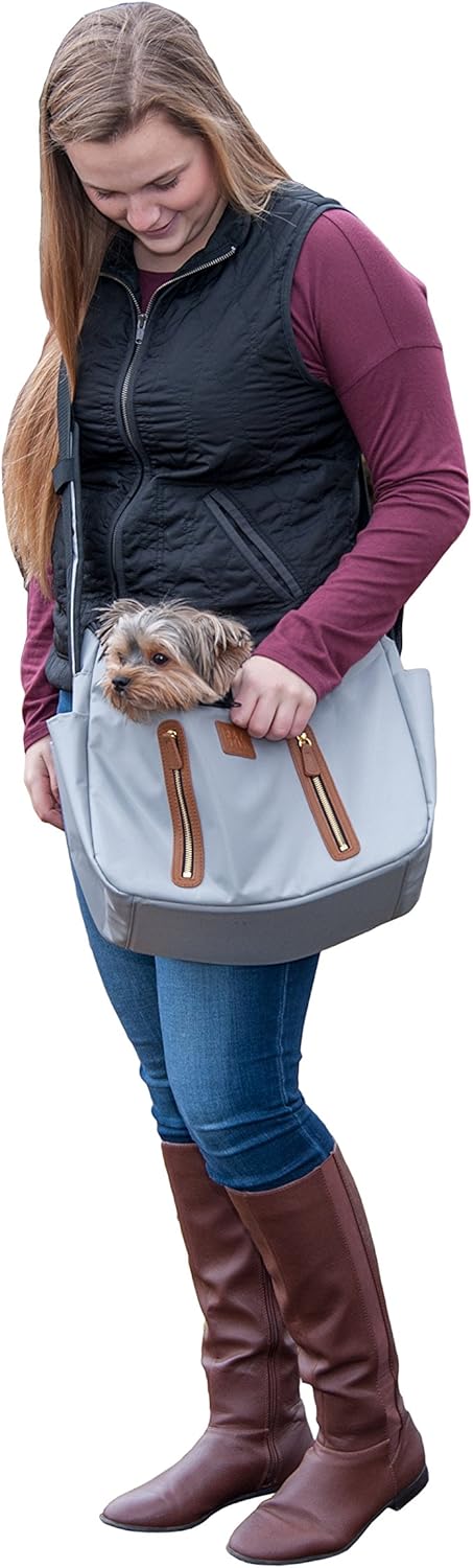 Pet Gear Tote/Sling Carrier - Removable Washable Liner, Zippered Top, Mesh Windows, Available in 2 Models & 6 Colors