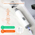 Lyjinbc Trimmer 2-Speed Dog Nail Grinders, Electric Rechargeable Pet Nail Low Noise with LED Light Mode for Large