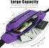 SINNO Large Crossbody Fanny Pack for Men Women, 4-Zipper Pockets Belt Bag for Travel Running Hiking