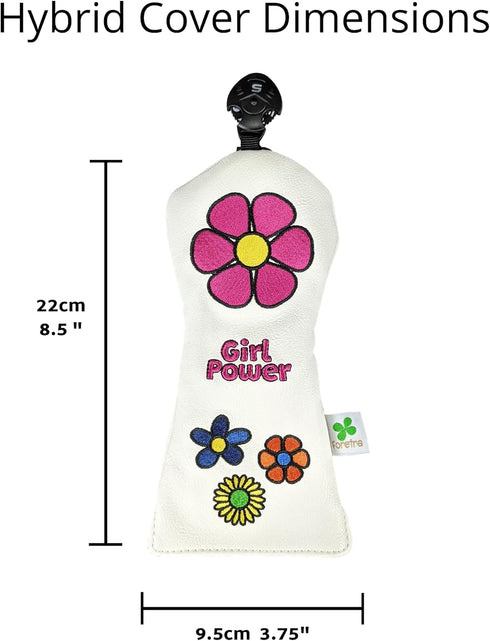 Foretra Limited Edition Girl Power Hybrid Headcover, Tour Quality Golf Club Cover for Customization