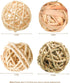 Bac-kitchen 8 Chinchilla (8Pcs) Pcs Small Animals Play Balls Rolling Activity Chew Toys Gnawing Treats for Rabbits