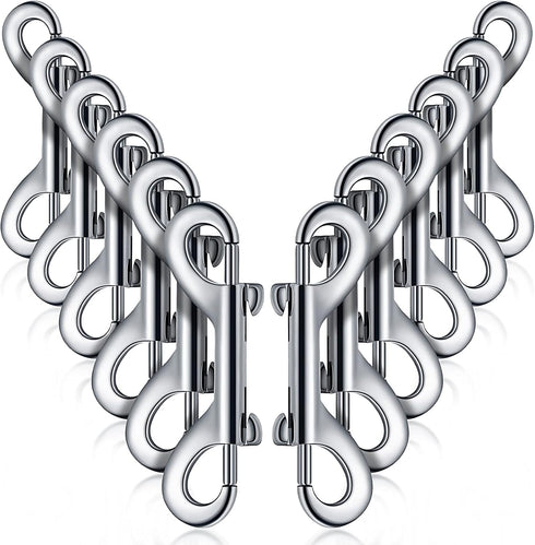 12 Pieces Double Ended Bolt Snaps Hook | Zinc Alloy Double Trigger Clips for Pet Accessories, 3.5 Inch