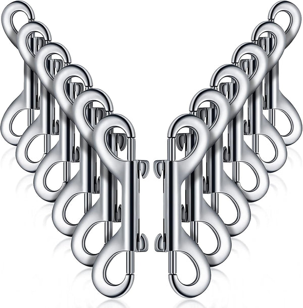 12 Pieces Double Ended Bolt Snaps Hook | Zinc Alloy Double Trigger Clips for Pet Accessories, 3.5 Inch