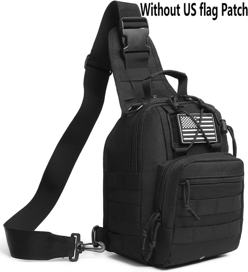 ATBP Backpack Pack 7 Small Tactical Sling Bag for Men Military Shoulder Bag EDC Crossbody Bag for Hiking Liters