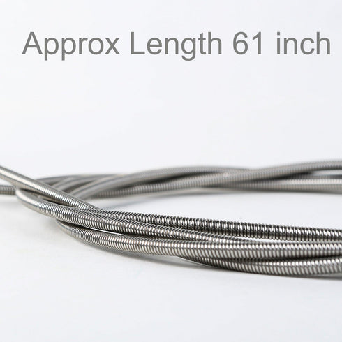SLSON Aquarium Filter Brush - Flexible Double Ended Bristles, Stainless Steel Long Tube Cleaning Brush for Fish Tank