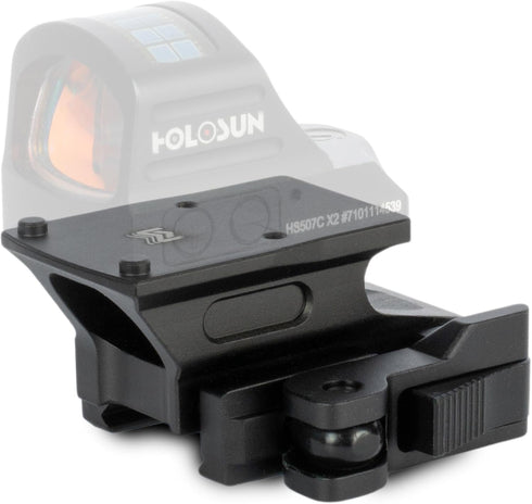 Monstrum Hypergrip Red Dot Riser Mount with QD Quick Release | Compatible