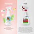 kin+kind Pet Odor Eliminator for Home, 32 fl oz Litter Deodorizer and Stain Remover Spray for Carpet and Fabric