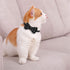 SLSON 2 Pack Breakaway Cat Collar with Bell and Bow Tie, Adjustable Plaid Kitten Collar for Cats and Small Dogs