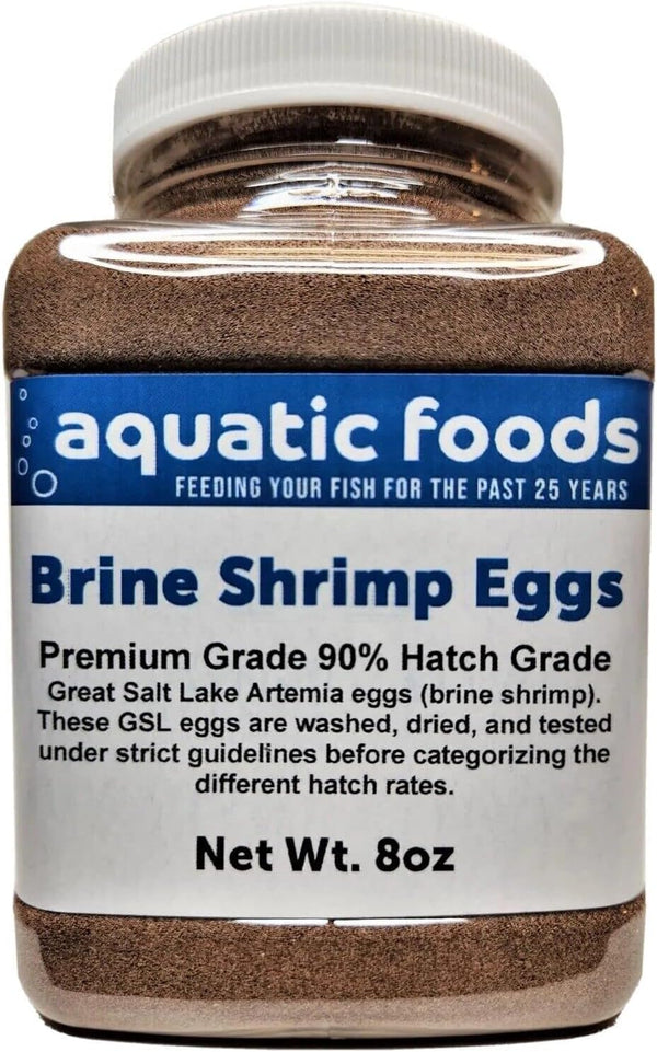 Aquatic Foods Inc. Brine Shrimp Artemia Eggs, Premium Grade 90% Hatch Rate from The Great