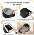 KANGREST 30 Lbs, 2 Dog Car Seat for Small Dogs Up to Pet Travel Safety Bed for Puppy Cat, Fits in Front/Back Seat, Anti