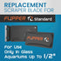 FL!PPER Standard Aquarium Algae Remover for Fish Tank Cleaner, Pack of 2 Replacement Blades