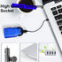LED Safety Wristband Lights, 2 Pack Rechargeable Light Up Arm Ankle Band, High Visibility for Night Cycling