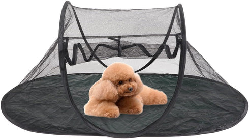 banapoy Cat Tent Outdoor, Portable Pet Playpen Up Enclosure Tent with with Carry Bag, Foldable Pet Exercise Tent