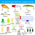 Sosation 134 Pcs Fishing Tool Kit, Fishing Gear and Equipment with Pliers, Lures, Hook Remover, Lip Gripper