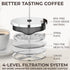 34 oz 4-Level Cafe Du Chateau Stainless Steel French Press Coffee Maker - Easy to Use Insulated Coffee Press