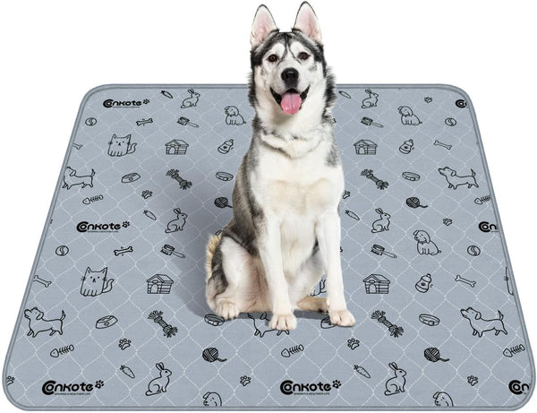 Conkote Washable Pee Pads for Dogs - 34" x 36", 2 Pack Reusable Waterproof Puppy Training Pads