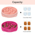 MateeyLife Large Slow Feeder Dog Bowls 2PCS - Anti-Choking Puzzle Non Slip Interactive Dog Feeding Bowls