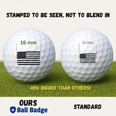 Happy Series Golf Ball Marker - Reusable Stamp for Easy Identification