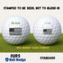 Happy Series Golf Ball Marker - Reusable Stamp for Easy Identification