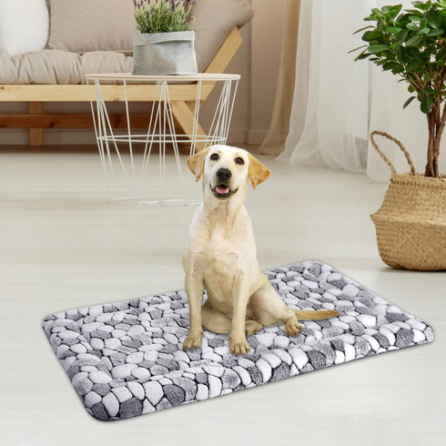 VANKEAN Dog Crate Pad Bed Mat, Reversible Soft Pet Sleeping Mat for Small to XX-Large Dogs and Cats, Machine Washable
