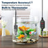 Adjustable Mini Aquarium Heater, 10W/20W/30W, Submersible Small Fish Tank Heater with Digital Display