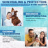 Dead Sea Minerals Dog Shampoo & Conditioner - Chamomile, Tea Tree Oil, Aloe Vera, Oatmeal - Hypoallergenic, Paraben &