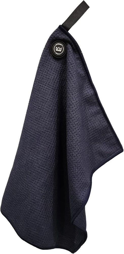 Magnetic Golf Towel for Bags - Microfiber Waffle Golf Towels for Men & Women with Magnet (Blue)