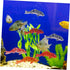 20Pcs Fish Shape Resin Aquarium Supply Paper Cup, Small Fish Tank Supplies, Luminous Fish Figure Decorations