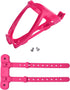 ZONKIE Bicycle Bottle Cages, Plastic Bike Bottle Holder with Mounting Base, Pink