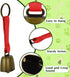 3 Pieces Dog Collar Bell, Dog Cowbell with Tracking Noise for Pet Collars, Country Cow Bell with Nylon Strap