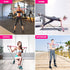 Pilates Bar Kit with Resistance Bands, Stackable Bands Workout Equipment for Home Gym