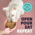 6 8.75oz Fresh Dog Food, All Natural Complete Meal or Kibble Topper, Shelf Stable Premade Wet Recipe with Added
