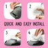 Unicorn/Narwhal Helmet Accessories with Sticky Hook & Loop Adhesive, Helmet Horn/Cover for Kids and Adults