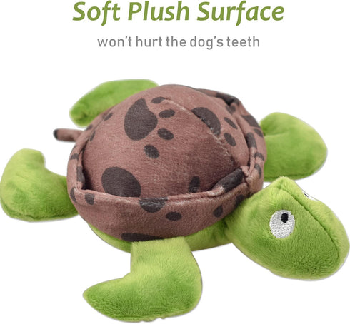 5 Pack Dog Squeaky Plush Toys, Assortment Value Bundle for Puppies, Bulk Large Dog Teething and Chew Toys