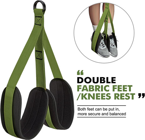 Pull Up Assistance Bands, Heavy Duty Resistance Band for Pull Up Bar, Adjustable Weight/Size with Fabric Feet