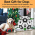 Dog Toys Soccer Ball - Interactive Tug of War, Puppy Birthday Gifts, Durable Dog Balls for Small & Medium Dogs (6 inch)