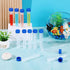 12 Pcs Replacement Test Tubes for Aquarium Test Kits, 10ml Plastic Self Standing Tubes with Scale Line