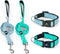 IVY&LANE 2 Pack Reflective Dog Collars and Leash Set, Adjustable Neoprene Padded Collars for Small Medium Large Dogs