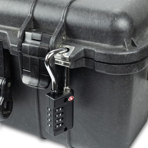 Firearm Safety Devices - FSDC-TSA687RCB 4 Dial Combination Lock for Luggage, Cases, TSA Accepted, Single-Pack