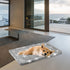 EMPSIGN Dog Bed Mat - Reversible Machine Washable Crate Pad for Large Medium Small Dogs, Grey