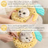 ANWA Soft Adjustable Cat Cone Collar, Cute Donut Collar for Kitten Recovery, After Surgery, Stop Licking
