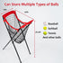 HOMEE Portable Baseball Caddy, Foldable for Over 100 Balls, Extra Large for Batting Pitching Practice